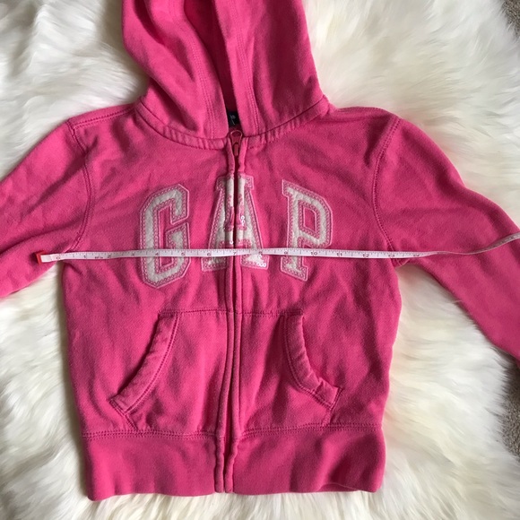 GAP Girl Pink Hoodie Sweater- XS. Good condition - Picture 6 of 8
